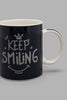 Redtag-Blue-Keep-Smiling-Mug-Mugs-Home-Dining-