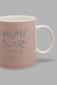 Redtag-Pink-Home-Swet-Home-Mug-Mugs-Home-Dining-