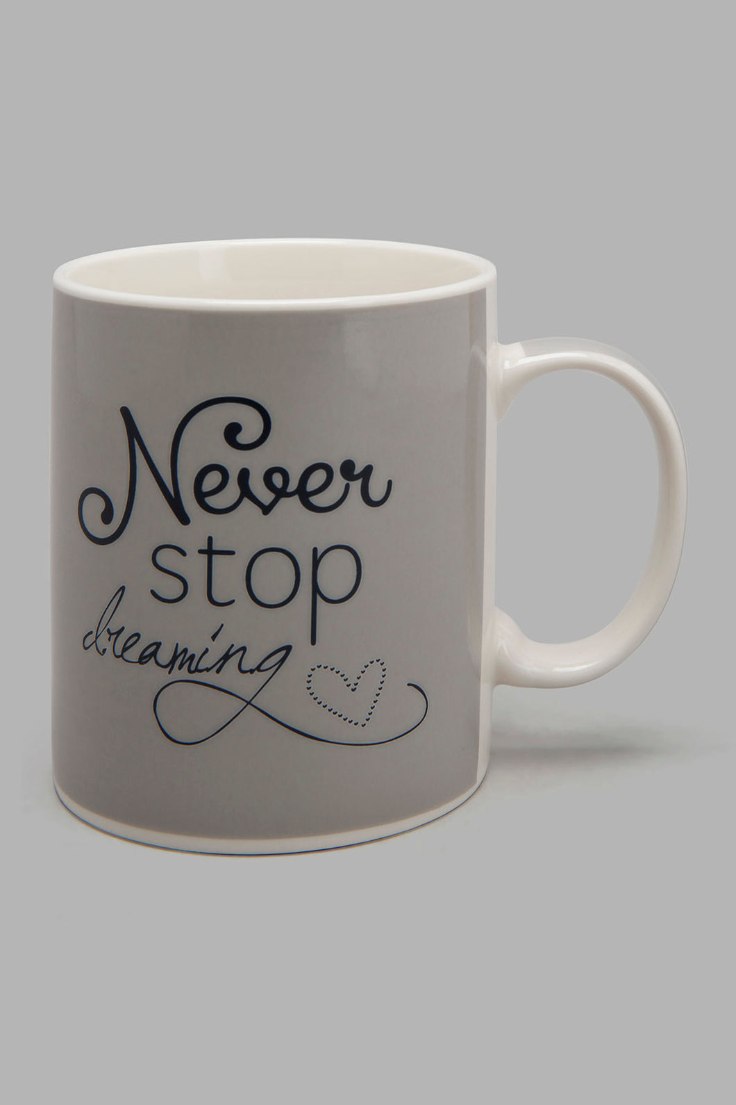 Redtag-Grey-Never-Stop-Dreaming-Mug-Mugs-Home-Dining-