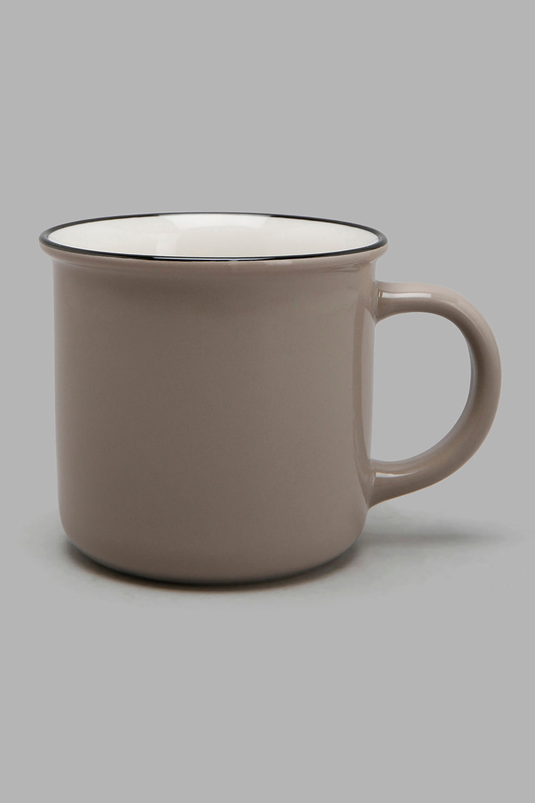 Redtag-Grey-Mug-Mugs-Home-Dining-