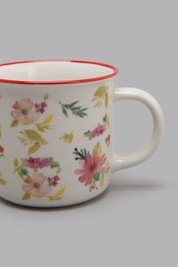 Redtag-Multi-Floral-With-Color-Rim-Mug-Mugs-Home-Dining-