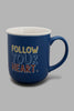 Blue Follow Your Heart Mug