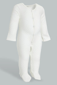 Redtag-Grey--And-White-6-Pcs-Quilted-Giftset-Gift-Sets-Baby-0 to 12 Months