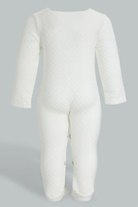 Redtag-Grey--And-White-6-Pcs-Quilted-Giftset-Gift-Sets-Baby-0 to 12 Months