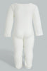 Redtag-Grey--And-White-6-Pcs-Quilted-Giftset-Gift-Sets-Baby-0 to 12 Months