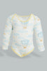 Redtag-Yellow-And-White-6-Pcs-Quilted-Giftset-Gift-Sets-Baby-0 to 12 Months
