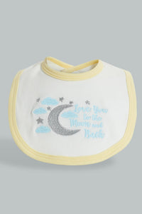Redtag-Yellow-And-White-6-Pcs-Quilted-Giftset-Gift-Sets-Baby-0 to 12 Months