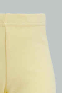 Redtag-Yellow-And-White-6-Pcs-Quilted-Giftset-Gift-Sets-Baby-0 to 12 Months