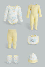 Load image into Gallery viewer, Redtag-Yellow-And-White-6-Pcs-Quilted-Giftset-Gift-Sets-Baby-0 to 12 Months
