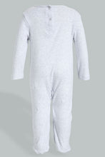 Load image into Gallery viewer, Redtag-Grey-And-White-Sheep--Printed-2-Pack-Romper-Sleepsuits-Baby-0 to 12 Months

