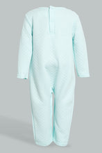 تنزيل الصورة على معرض الصور، Redtag-Mint-And-Yellow-Baloon-2-Pack-Quilted-Jacquard-Romper-Rompers-Baby-0 to 12 Months
