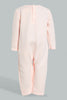 Redtag-Peach-Milk-2-Pack-Quilted-Jacquard-Romper-Rompers-Baby-0 to 12 Months