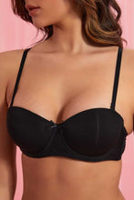 تنزيل الصورة على معرض الصور، Redtag-Beige/Black-Plain-Padded-Balconette-Bra-(2-Pack)-Balconette-Women&#39;s-
