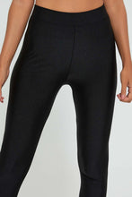 تنزيل الصورة على معرض الصور، Redtag-Black-Skinny-Shiny-Legging-Leggings-Women&#39;s-0
