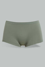 Load image into Gallery viewer, Redtag-Pink/Sage/Ivory-Plain-Boyleg-Brief-(3-Pack)-Briefs-Boyleg-Women&#39;s-
