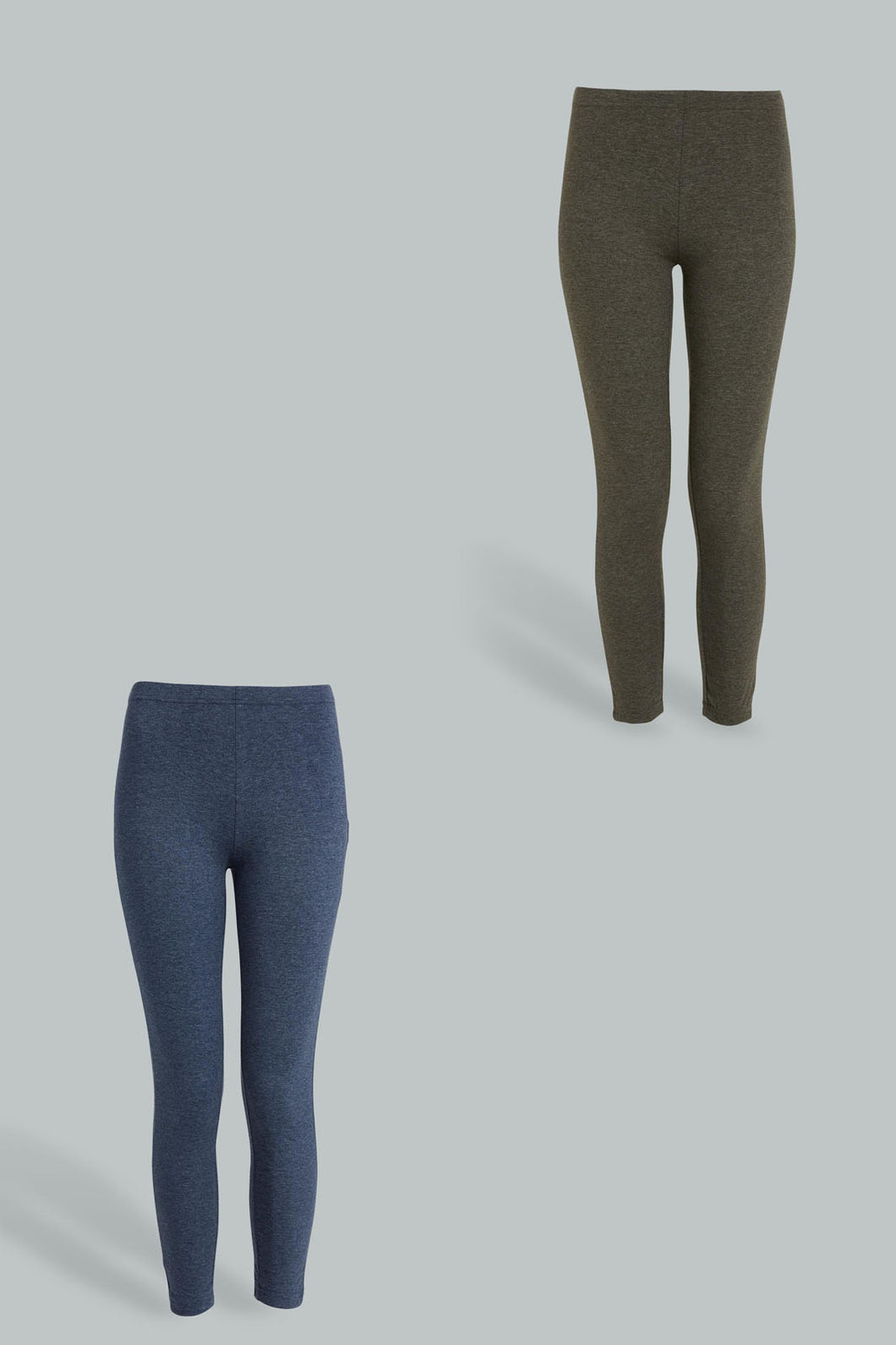 Redtag-Ladies-2-Pack-Legging-Colour:Assorted,-Filter:Women's-Clothing,-New-In,-New-In-Women,-Non-Sale,-S22A,-Section:Women,-Women-Leggings-Women's-