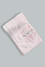 Load image into Gallery viewer, Redtag-Pink-Kitten-Fluffy-Baby-Blanket-Baby-Blankets-Baby-0 to 12 Months
