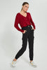 Redtag-Black-Jogger-With-Cargo-Pockets-Trousers-Women's-