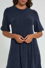 تنزيل الصورة على معرض الصور، Redtag-Navy-Tiered-Dress-Dresses-Women&#39;s-0
