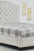 Redtag-Grey-Stripe-Printed-Fitted-Sheet(Double-Size)-Fitted-Sheets-Home-Bedroom-