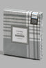 Redtag-Grey-Stripe-Printed-Fitted-Sheet(Double-Size)-Fitted-Sheets-Home-Bedroom-