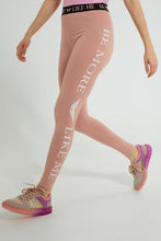 Load image into Gallery viewer, Redtag-Grey-Skinny-Side-Print-Legging-Leggings-Women&#39;s-
