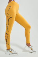Load image into Gallery viewer, Redtag-Pink-Skinny-Side-Print-Legging-Leggings-Women&#39;s-0
