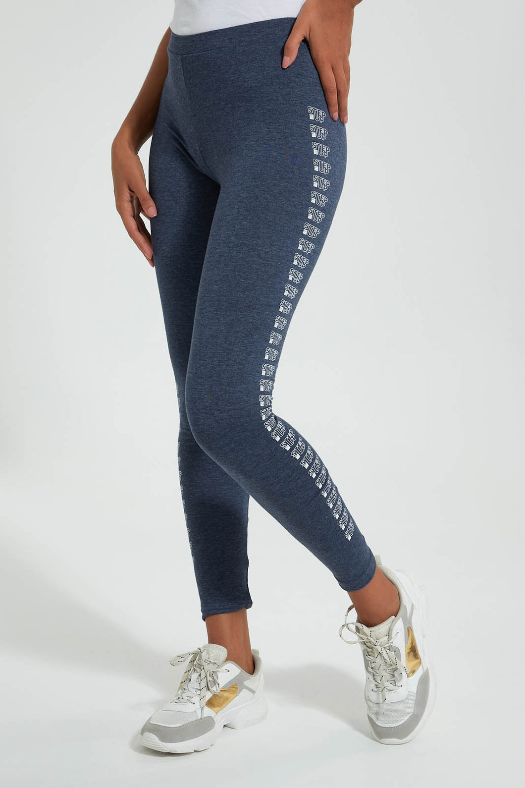 Redtag-Grey-Skinny-Side-Print-Legging-Leggings-Women's-0