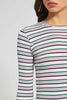 Redtag-White-Rib-Strips-Long-Sleeve-T-Shirt-Striped-Women's-