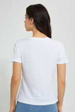 Load image into Gallery viewer, Redtag-White-Photographic-Print-T-Shirt-Active-Tees-Women&#39;s-
