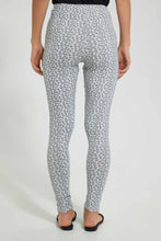 Load image into Gallery viewer, White Printed Legging
