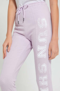 Redtag-Yellow-Basic-Jogger-With-Side-Applique-Joggers-Women's-