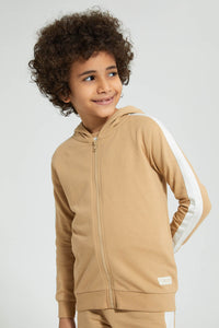 Redtag-Beige-3-Piece-Set-Sets-Boys-2 to 8 Years