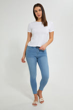 Load image into Gallery viewer, Redtag-Blue-Skinny-Mid-Walet-Jean-Jeans-Skinny-Fit-Women&#39;s-
