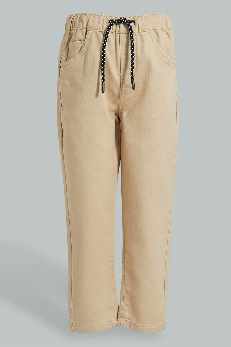 Redtag-Gold-Elasticated-Knit-Denim-Jean-Jeans-Slim-Fit-Boys-2 to 8 Years