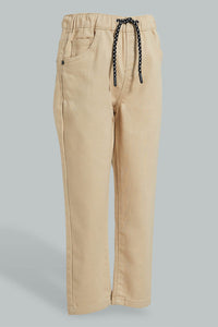 Redtag-Gold-Elasticated-Knit-Denim-Jean-Jeans-Slim-Fit-Boys-2 to 8 Years