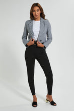 تنزيل الصورة على معرض الصور، Redtag-Black-Skinny-Fit-Waist-Details-Legging-Leggings-Women&#39;s-0
