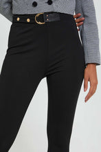 تنزيل الصورة على معرض الصور، Redtag-Black-Skinny-Fit-Waist-Details-Legging-Leggings-Women&#39;s-0
