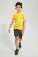 تنزيل الصورة على معرض الصور، Redtag-Olive-Pull-On-Cargo-Short-Pull-On-Shorts-Boys-2 to 8 Years
