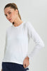 Redtag-White-Plain-Long-Sleeve-T-Shirt-Active-Tees-Women's-