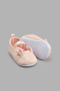 Redtag-Pale-Pink-Pram-Shoe-Colour:Pink,-Filter:Baby-Footwear-(0-to-18-Mths),-NBF-Casual-Shoes,-New-In,-New-In-NBF-FOO,-Non-Sale,-S22A,-Section:Kidswear-Baby-0 to 18 Months