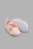 Redtag-Pale-Pink-Pram-Shoe-Colour:Pink,-Filter:Baby-Footwear-(0-to-18-Mths),-NBF-Casual-Shoes,-New-In,-New-In-NBF-FOO,-Non-Sale,-S22A,-Section:Kidswear-Baby-0 to 18 Months