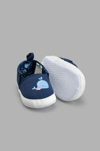 Load image into Gallery viewer, Redtag-Denim-Pram-Shoe-Colour:Denim,-Filter:Baby-Footwear-(0-to-18-Mths),-NBF-Casual-Shoes,-New-In,-New-In-NBF-FOO,-Non-Sale,-S22A,-Section:Kidswear-Baby-0 to 18 Months
