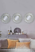 تنزيل الصورة على معرض الصور، Redtag-Gold-Sunburst-Wall-Mirror-Set(3piece)-Mirrors-Home-Decor-0
