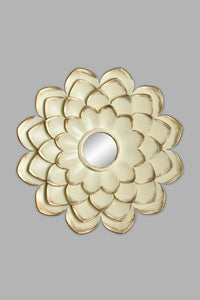 Redtag-White-Floral-Decorative-Wall-Mirror-Set-(5-piece)-Mirrors-Home-Decor-0