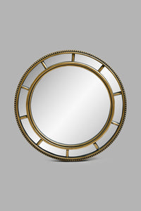 Redtag-Brown-Round-Single-Wall-Mirror-Mirrors-Home-Decor-0