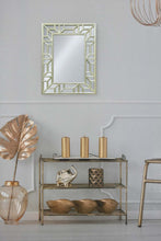 Load image into Gallery viewer, Redtag-Gold-Rectangle-Single-Wall-Mirror-Mirrors-Home-Decor-0
