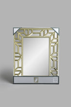 Load image into Gallery viewer, Redtag-Gold-Rectangle-Single-Wall-Mirror-Mirrors-Home-Decor-0
