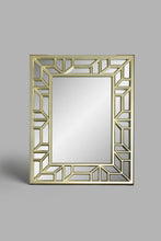 Load image into Gallery viewer, Redtag-Gold-Rectangle-Single-Wall-Mirror-Mirrors-Home-Decor-0
