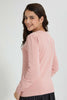 Redtag-Pink-Pullover-With-Bow-Jumpers-Senior-Girls-9 to 14 Years